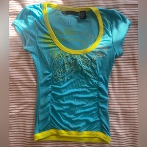 Ecko Red Y2K fitted tee